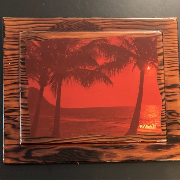 Vintage Diamond Head Waikiki Hawaii Laminated Wood - Picture 5 of 8